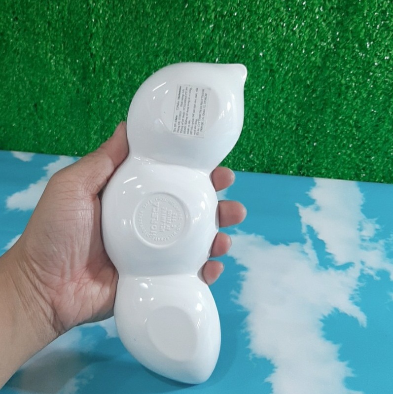 [HCM]Chén chấm 3 ngăn HORACE kiểu Dáng hạt đậu C 112 hàng Cao cấp - Sang Trọng
