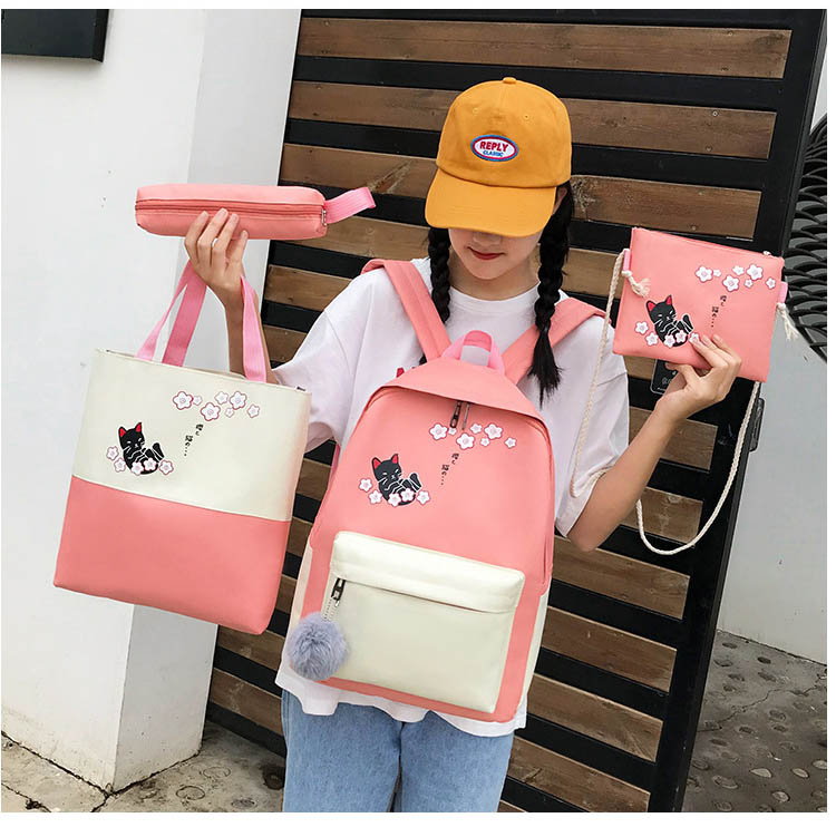 Balo nữ thời trang Set 4 túi hình chuột DF32 Shalla