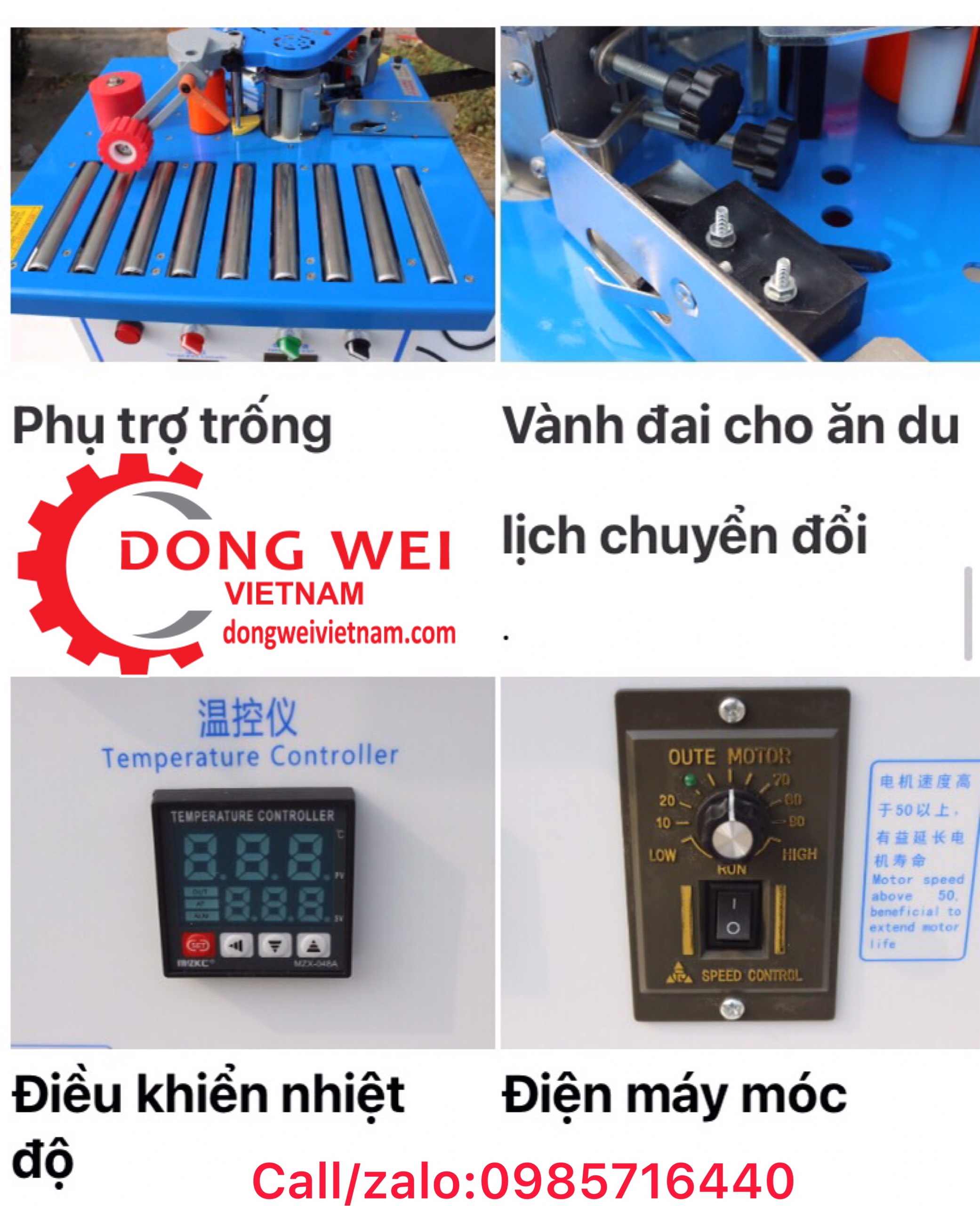 Máy dán cạnh gỗ DW550