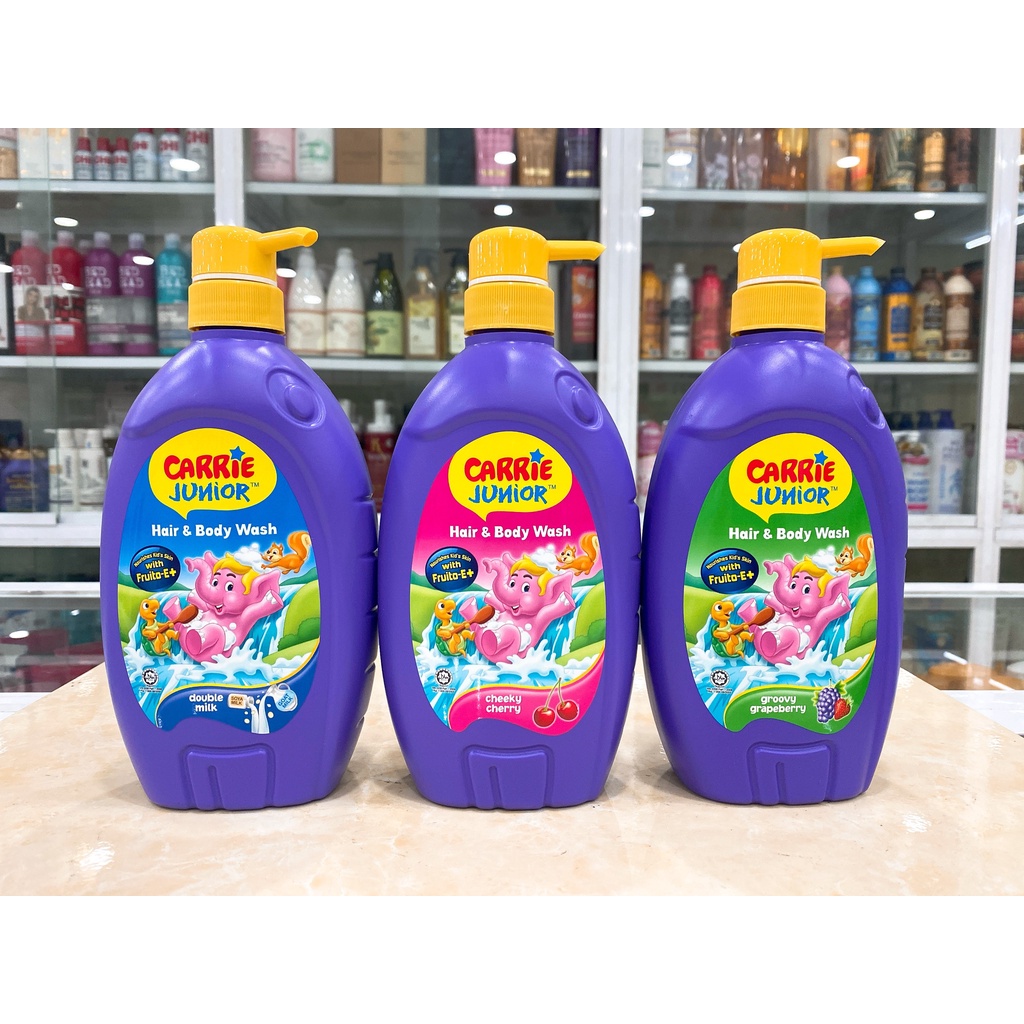 Sữa Tắm Gội Trẻ Em Carrie Junior 700g (Tặng Gấu)