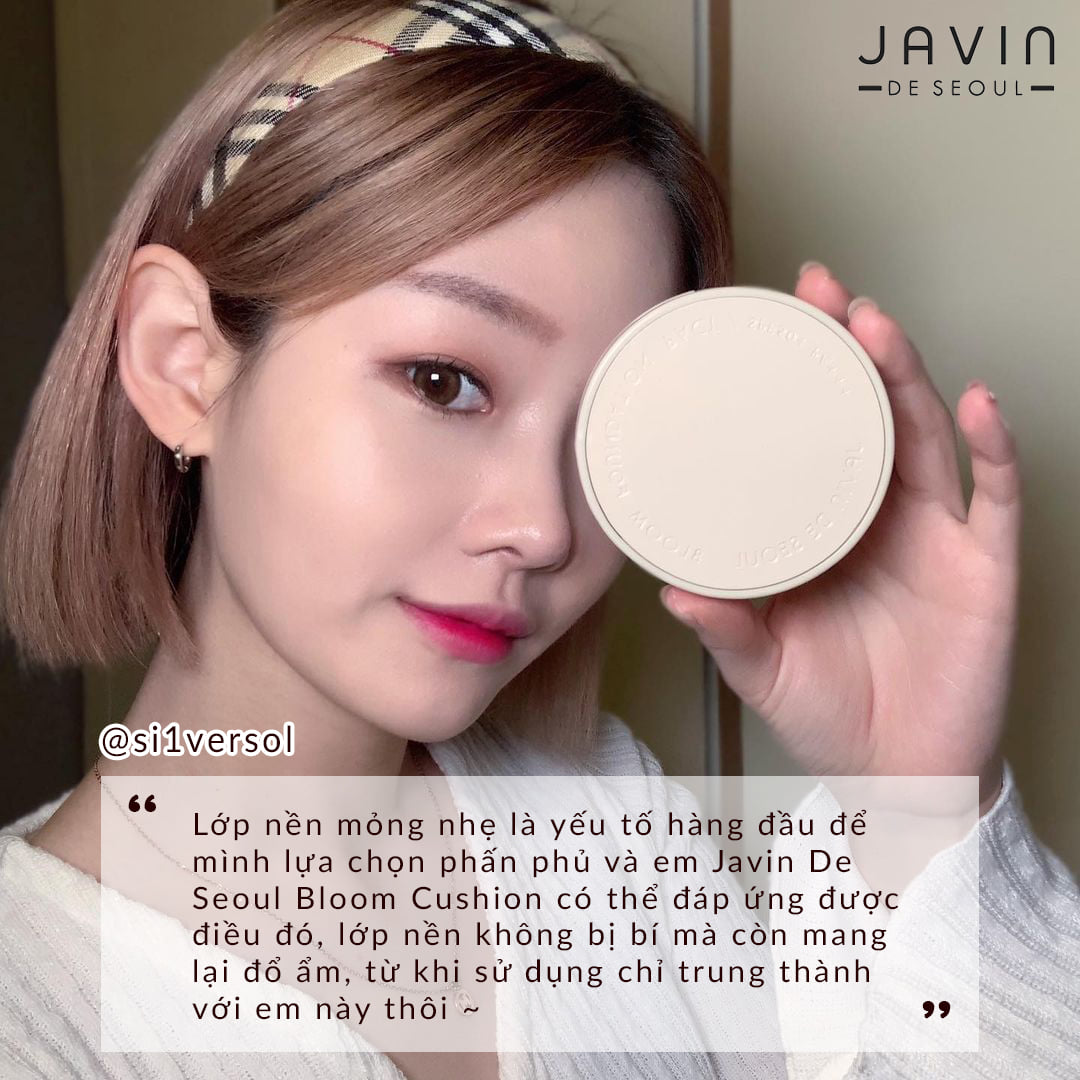 Phấn nước Hàn Quốc Javin De Seoul Bloom Foundation Pact 13.5g
