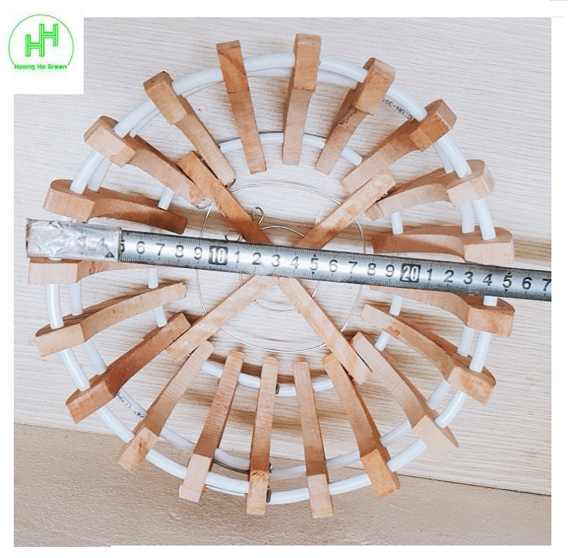 5 Chậu Gỗ Trồng Lan Hình Quả Bí Fi25
