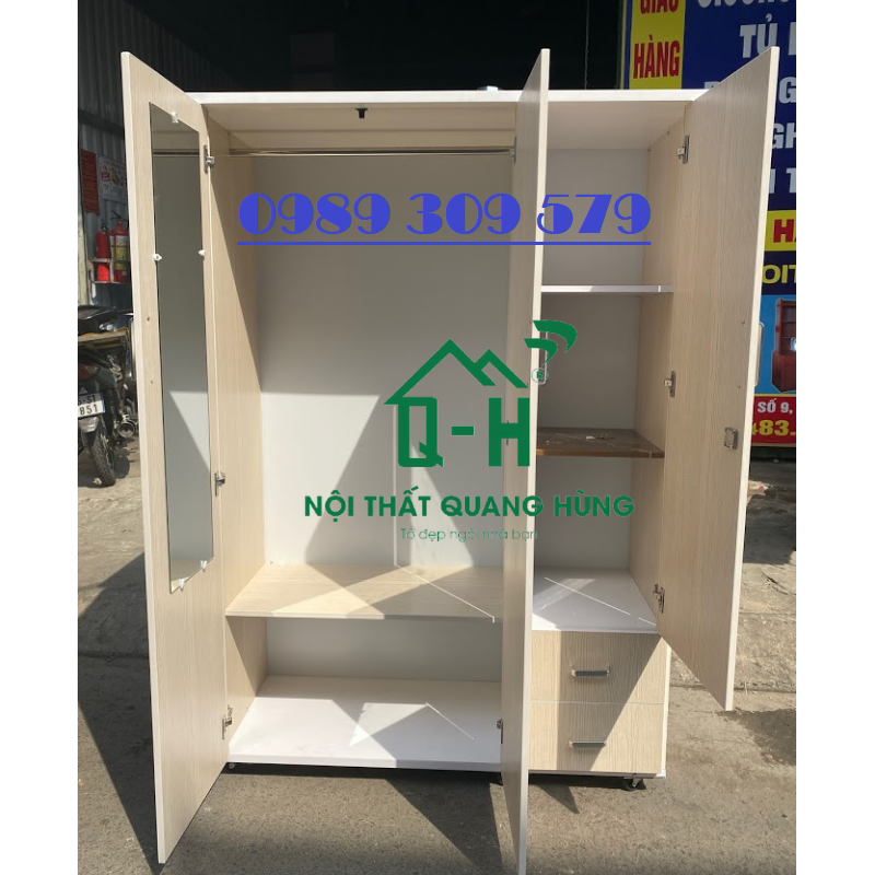 Tủ nhựa đài loan 3 cánh chắc chắn giao nhanh hcm