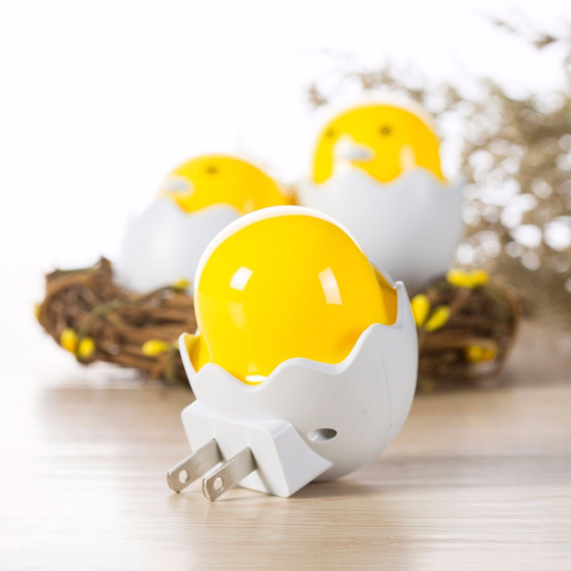 CHICKEN SHAPE AUTOMATIC SENSOR NIGHT LIGHT Mini night light, led night light, wall mounted led light, cute light, touch light, automatic light