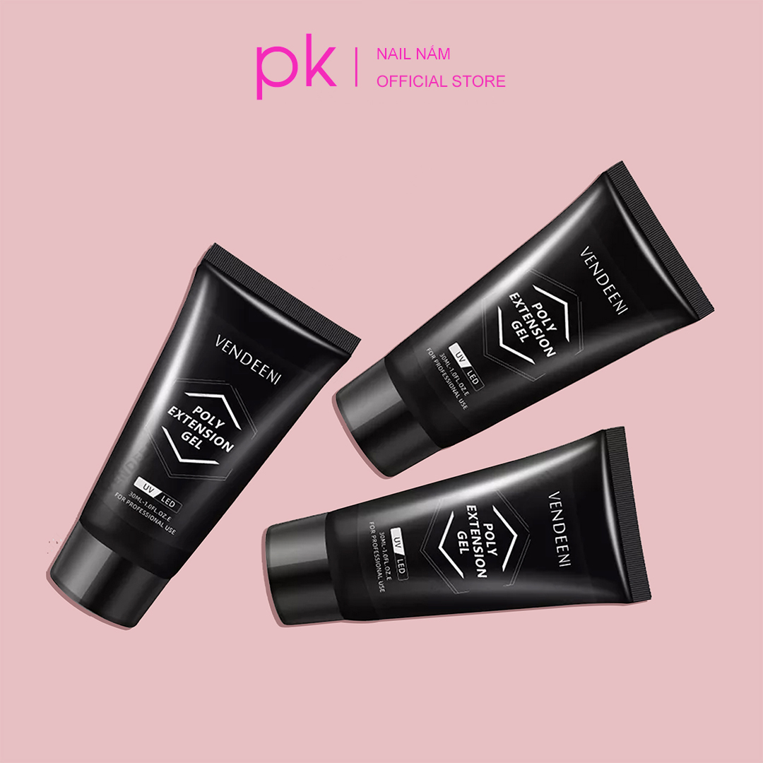 Gel gôm đắp móng Vendeeni tuýp 30ml