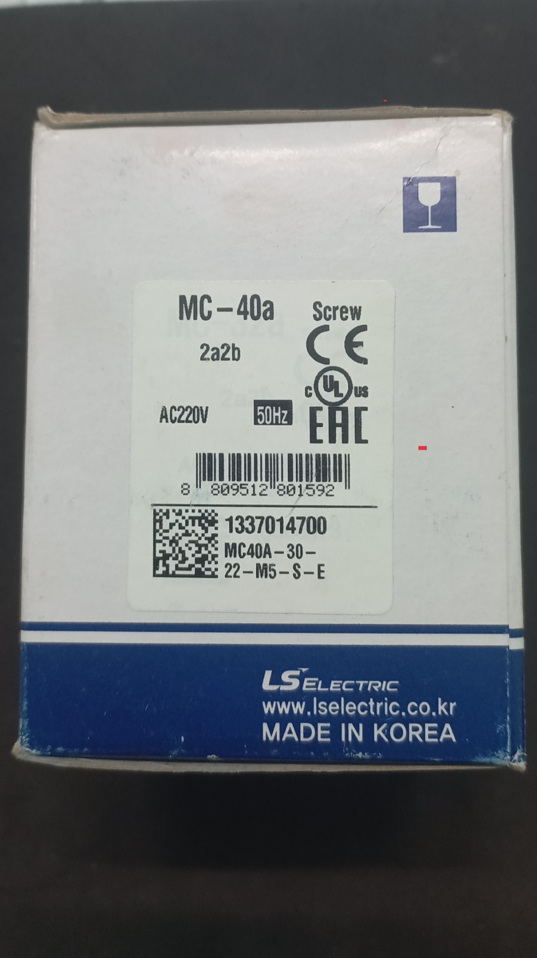 Khởi động từ LS 40A, Contactor LS MC-40A