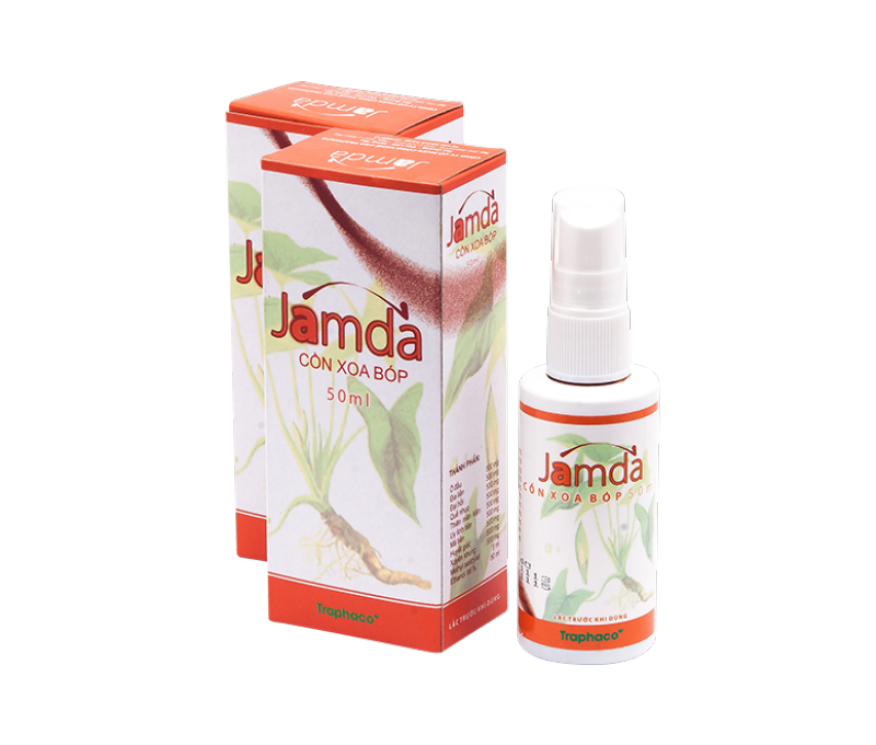 Cồn xoa bóp Jamda lọ xịt 50ml