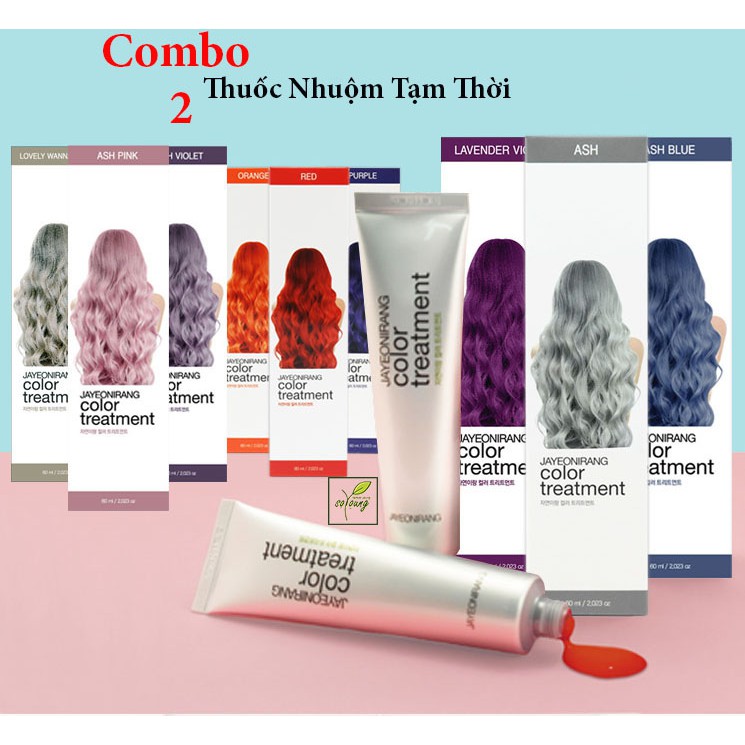 Combo 2 Hộp thuốᴄ Nhuộm Tóc Tạm Thời JAYEONIRANG (2-3 tuần)