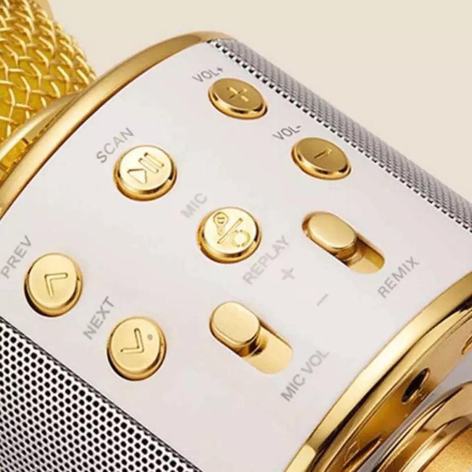 (BT 12T) [Voucher 7% Max 800K]micro karaoke bluetooth giá rẻ, micro hát karaoke không dây, micro hát karaoke bluetooth, mic hát karaoke trên điện thoại WS 858