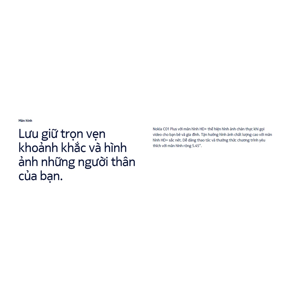 Điện thoại Nokia C01 Plus (2GB|16GB) Chính Hãng