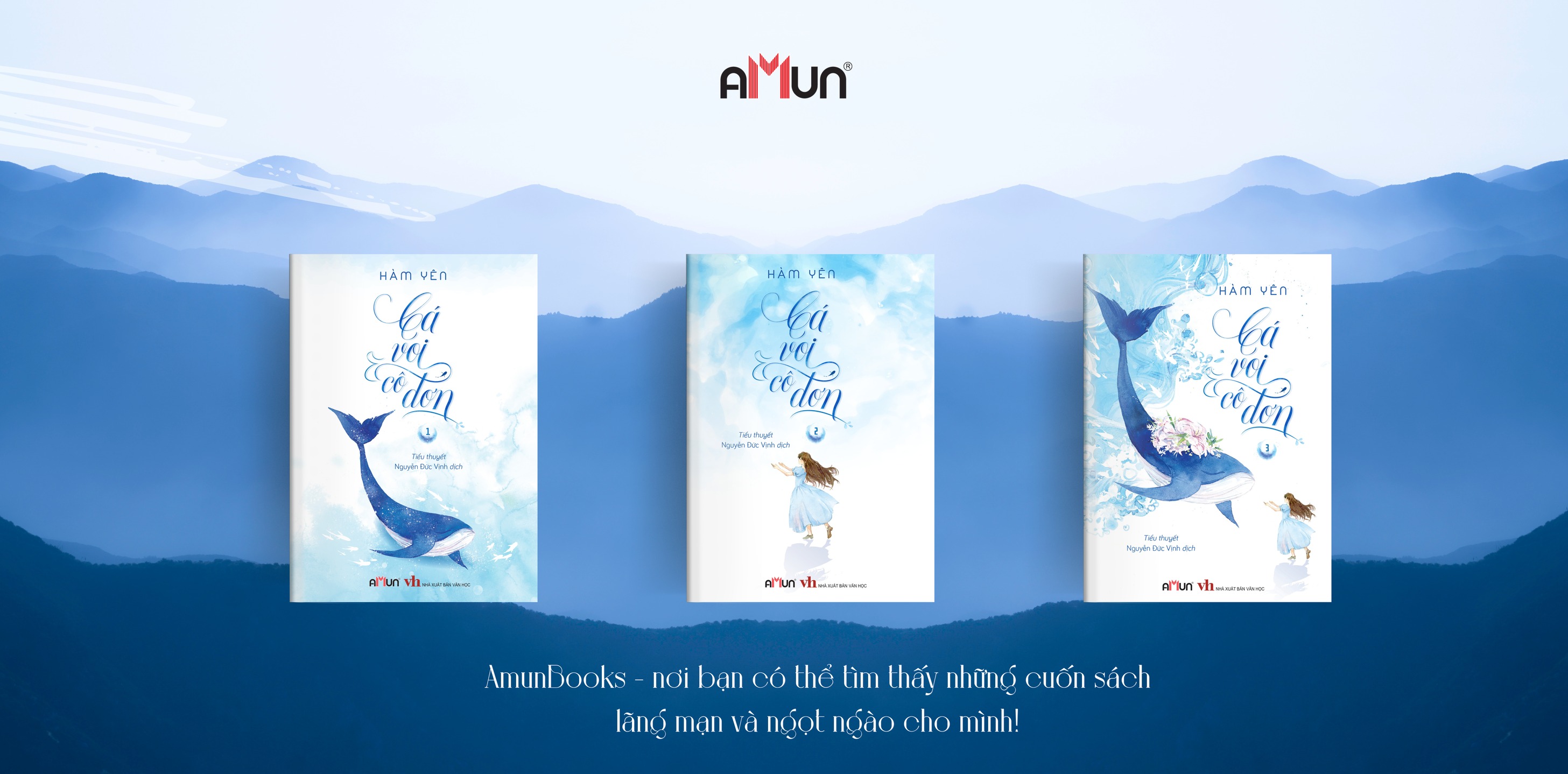 Sách Tiểu thuyết Cá Voi cô đơn (3 TẬP) - Hàm Yên
