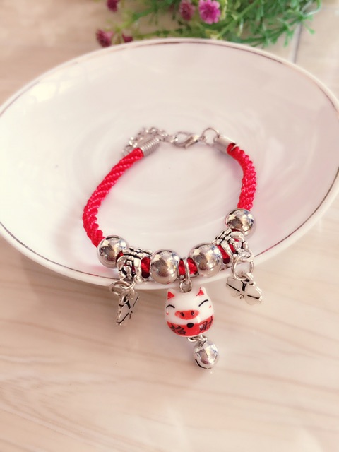Vòng tay HandMade heo gốm sứ