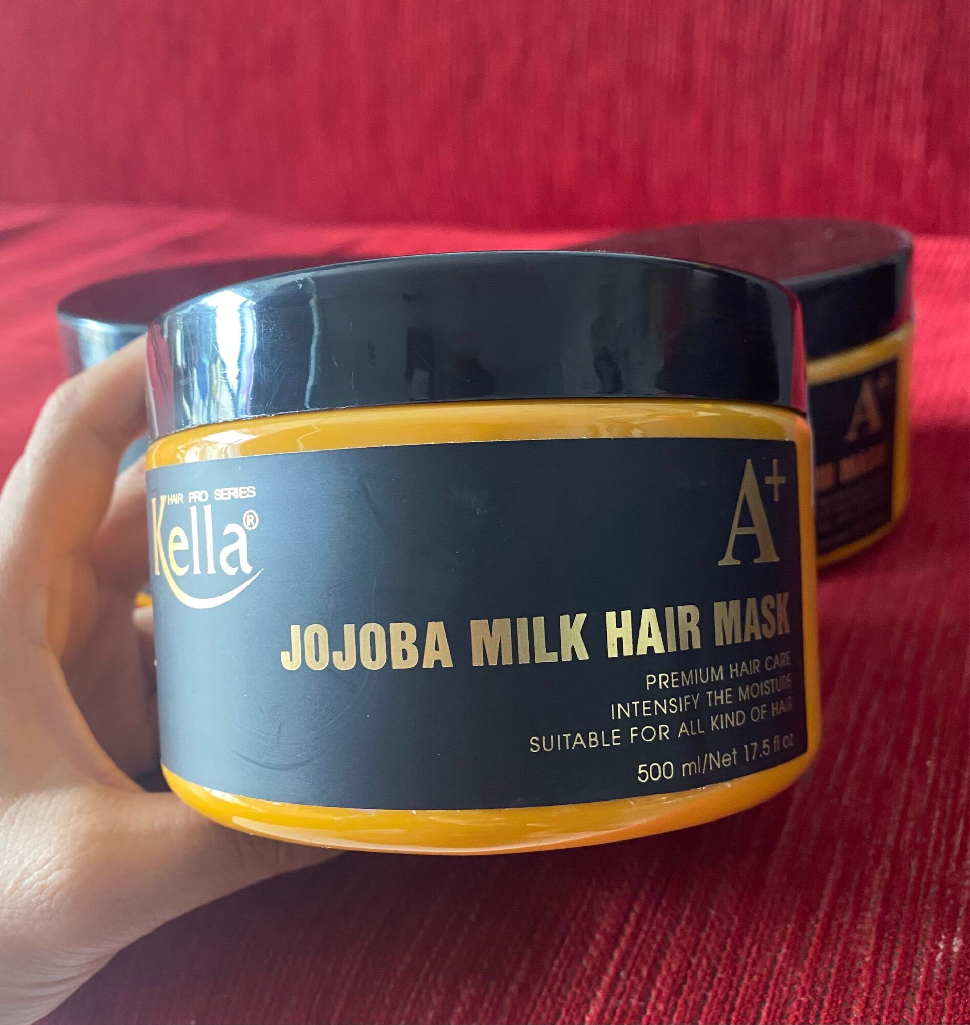 Hấp dầu kem ủ tóc phục hồi Kella Jojoba Milk Premium 500ml - bóng mượt - chắc khỏe cho tóc hư tổn