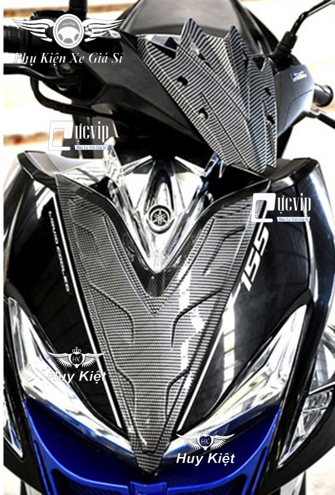 Chĩ Mũi Dưới Carbon Cho Xe Yamaha NVX MS1606
