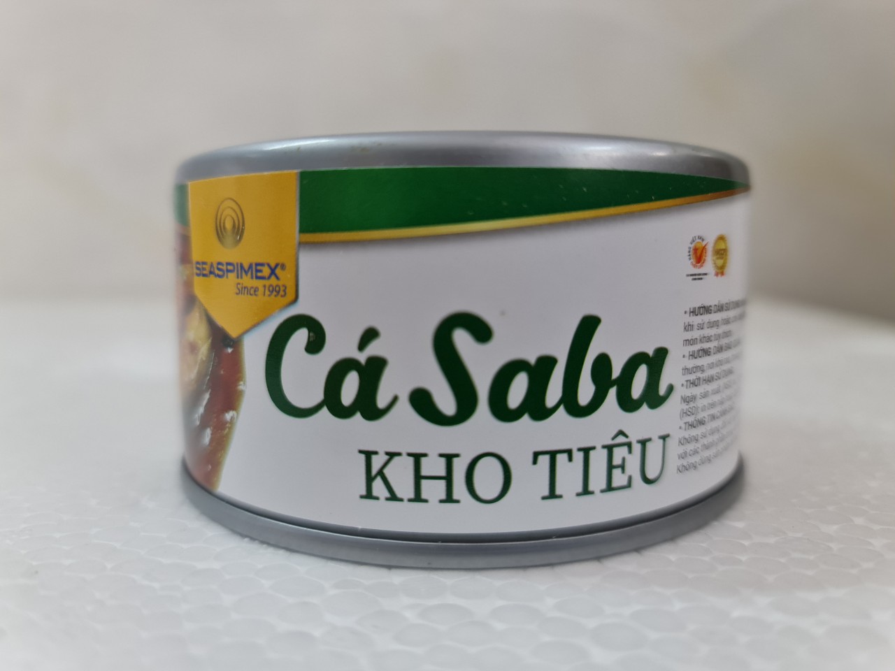 [185g – XANH LÁ] CÁ SABA KHO TIÊU [VN] SEASPIMEX Braised Mackerel with Peppers (btn-hk)