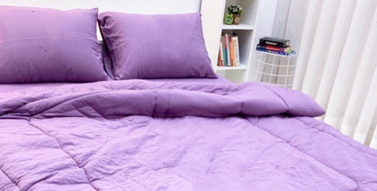 [HCM]Chăn Ga Gối Cotton Đũi