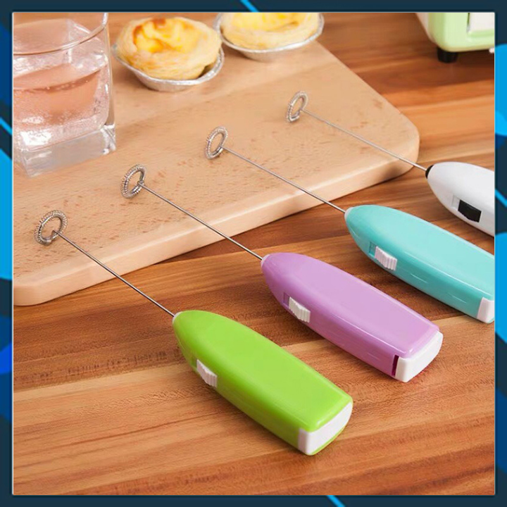 Máy đánh trứng cầm tay mini, máy tạo bọt cầm tay đa năng- siêu tiên lợi tạo bọt cà phê siêu nhanh siêu mịn- sản phẩm dùng 2 pin AA
