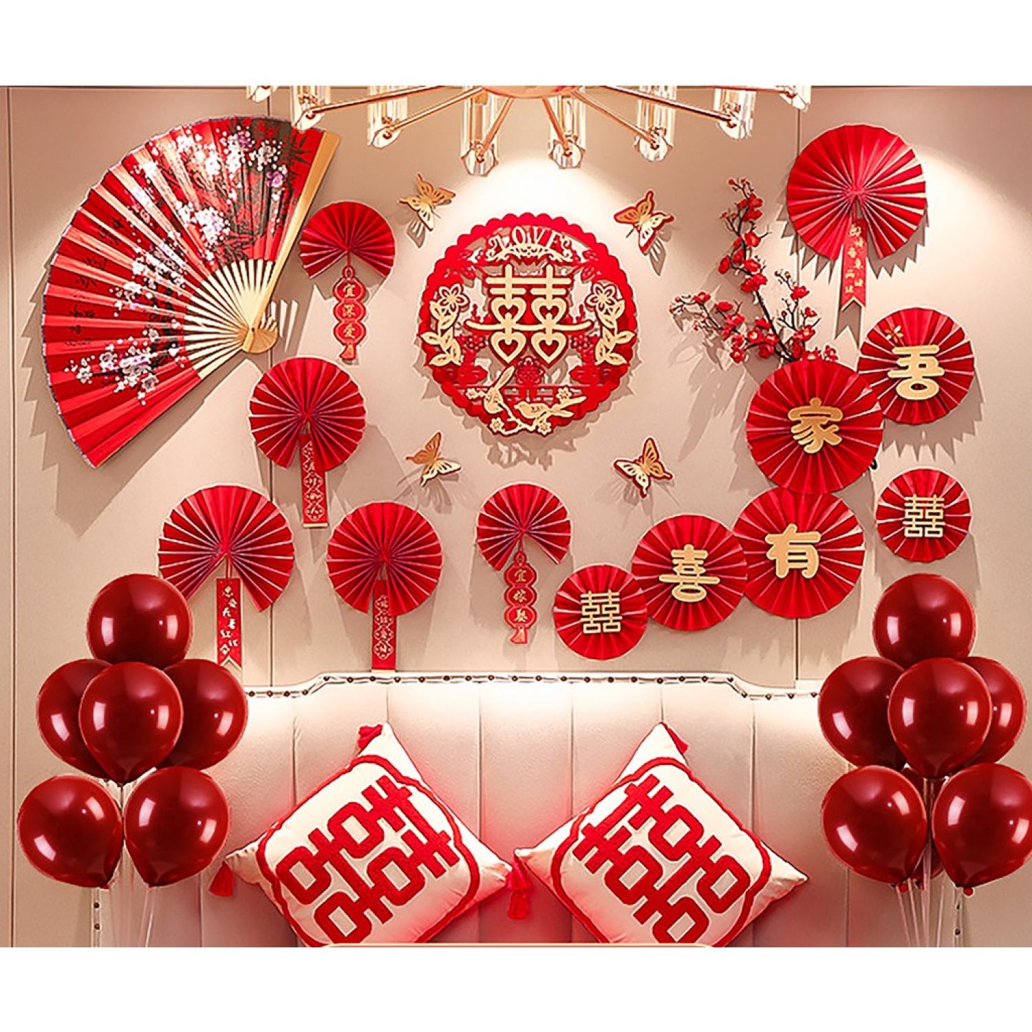 Set Trang Trí Phòng Cưới, Decor Phòng Tân Hôn