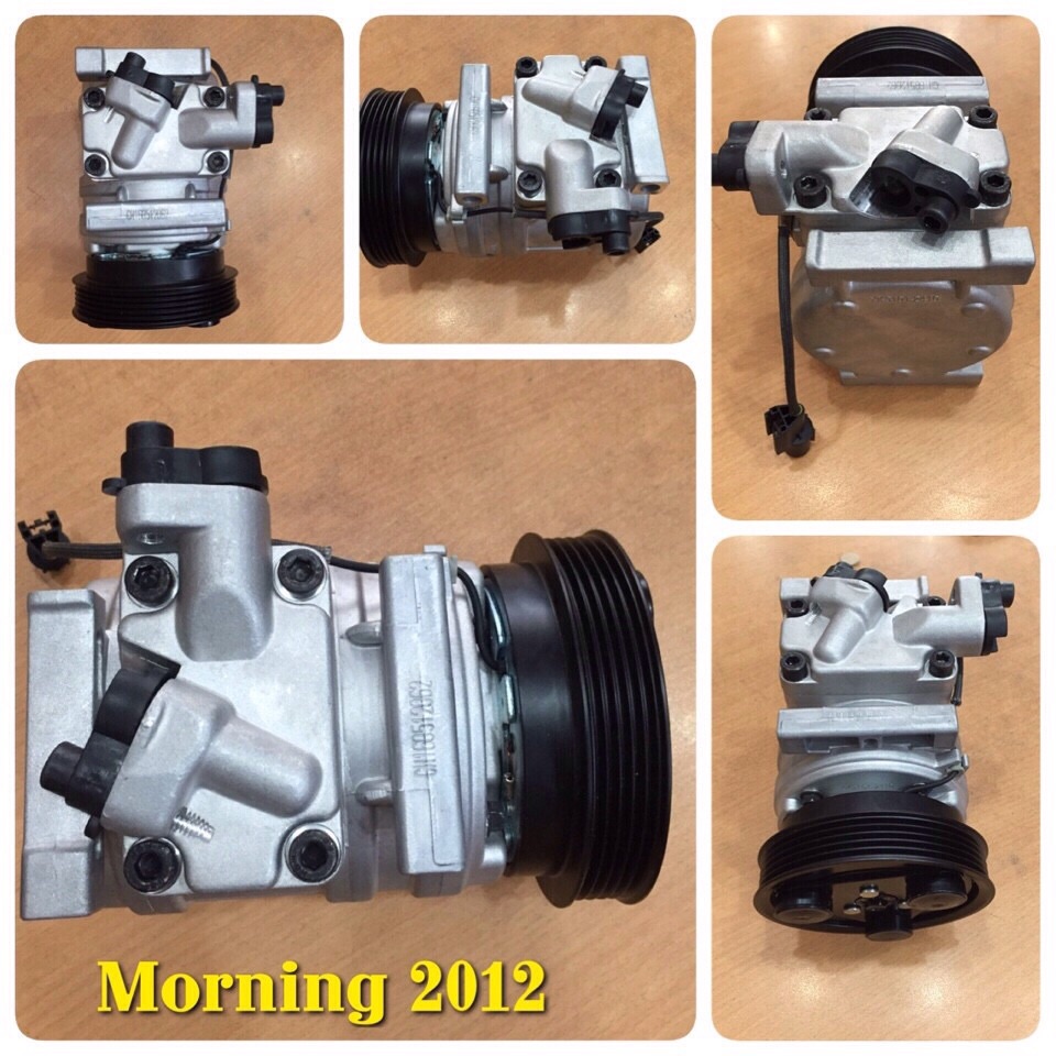 Lốc điều hoà kia morning 2012-2020 máy 1.0 không van đít lốc