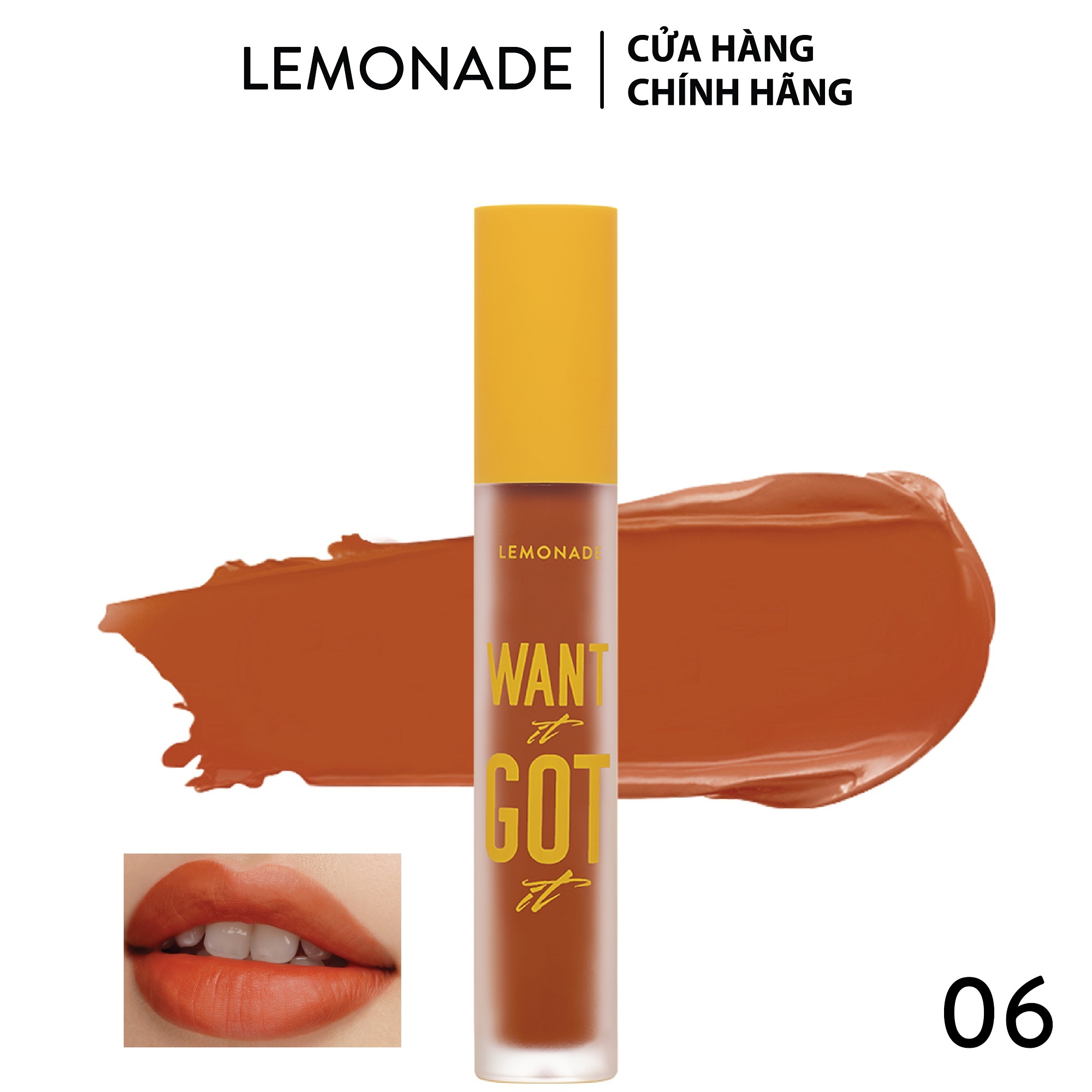 Son Kem Lì Nhẹ Môi Lemonade Want It Got It Lipcream 5g