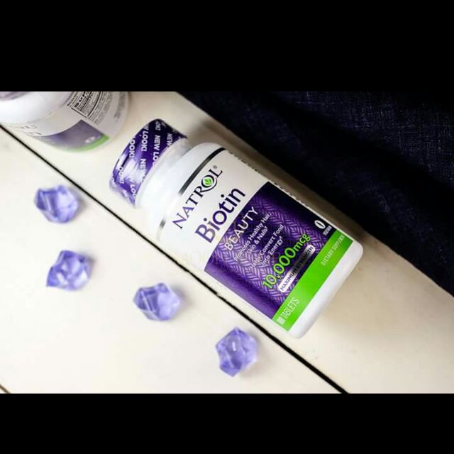 Viên uống mọc tóc Natrol Biotin 100 viên