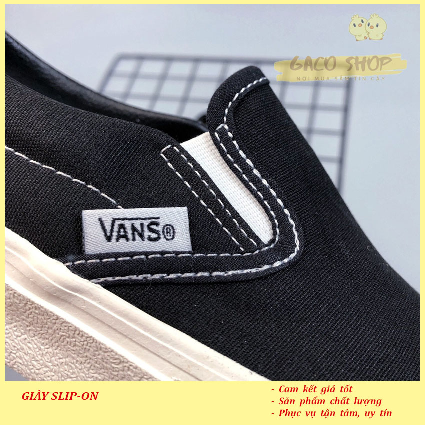 Giày thể thao Slip-on Đen [GACO SHOP]