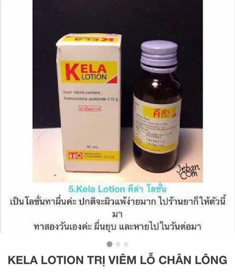 Viêm lỗ chân lông Kela Thái Lan