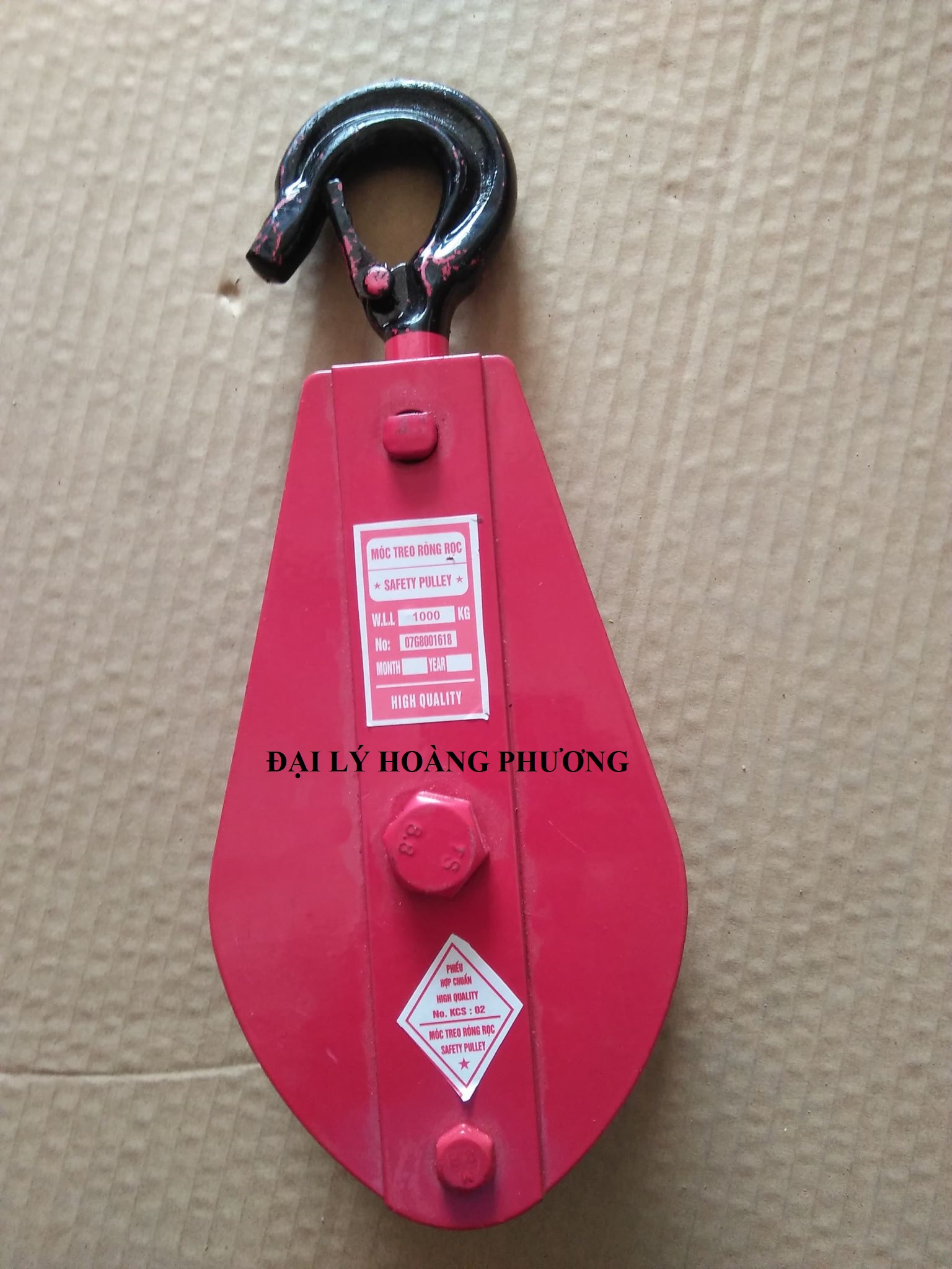 Móc treo ròng rọc 1 tấn (bu li, tời)