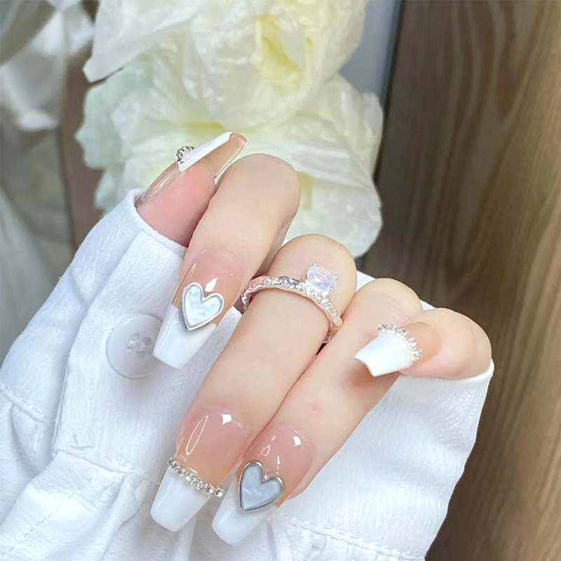 Charm Trái Tim Xà Cừ Tinh Tế HÀN QUỐC | Trang Trí Móng 5L