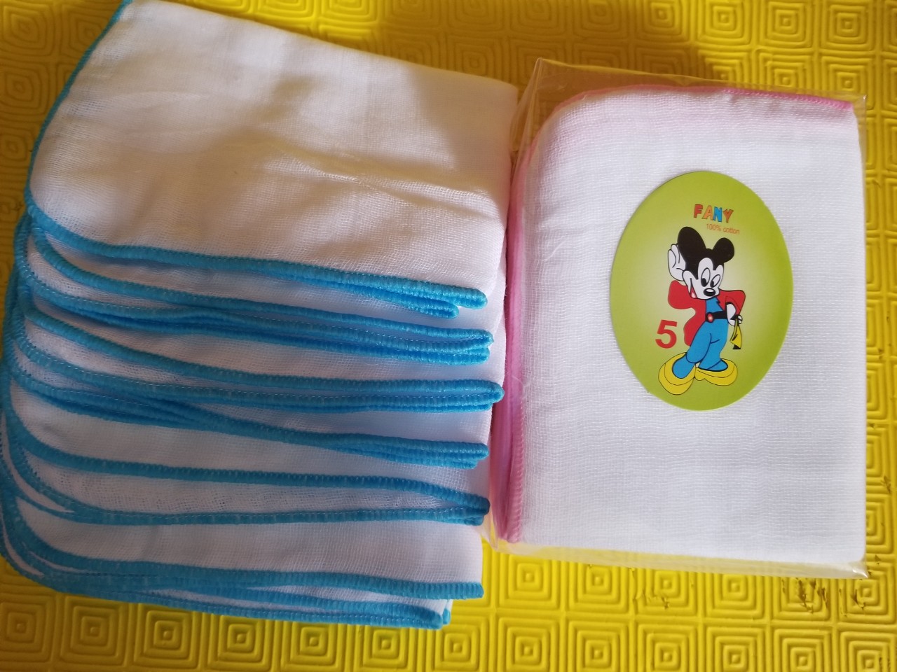 [HCM]Khăn sữa gạt Nhật 4 lớp, 5 lớp kích thướt 35x26cm ±2cm