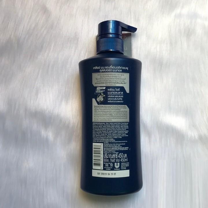 2 CHAI DẦU GỘI CLEAR MEN - THÁI LAN - 360ml/chai