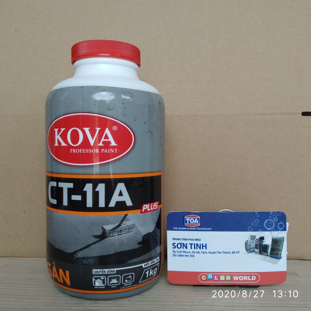 Chống thấm SÀN KOVA loại 1kg, 4kg và 20kg