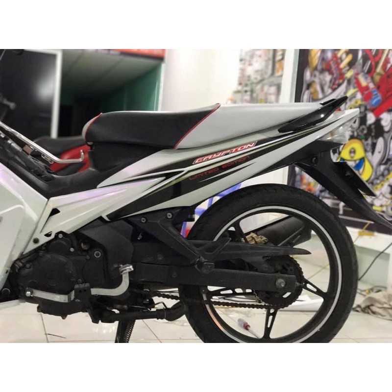 Tem rời Exciter 2010 Trắng đen
