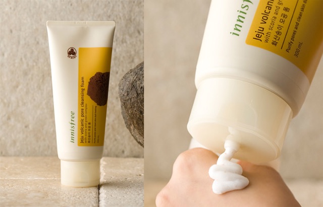 [HCM]Sữa rửa mặt tro núi lửa Innisfree Jeju volcanic