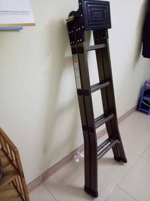 Thang nhôm chữ A cao 1,7m