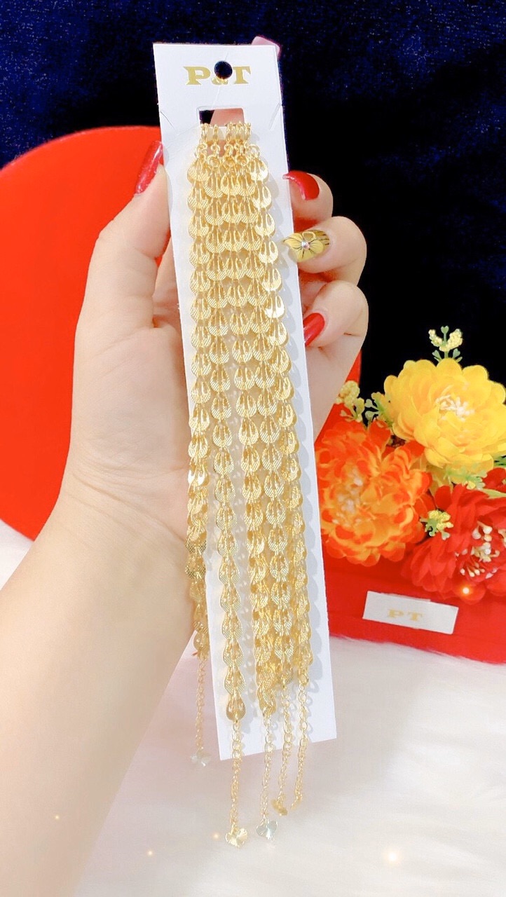 Lắc tay phụng mạ vàng 18k cực đẹp