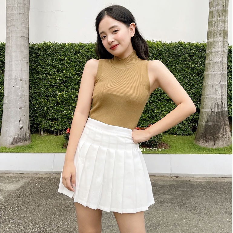 Chân váy ngắn xếp li Tinit Skirt
