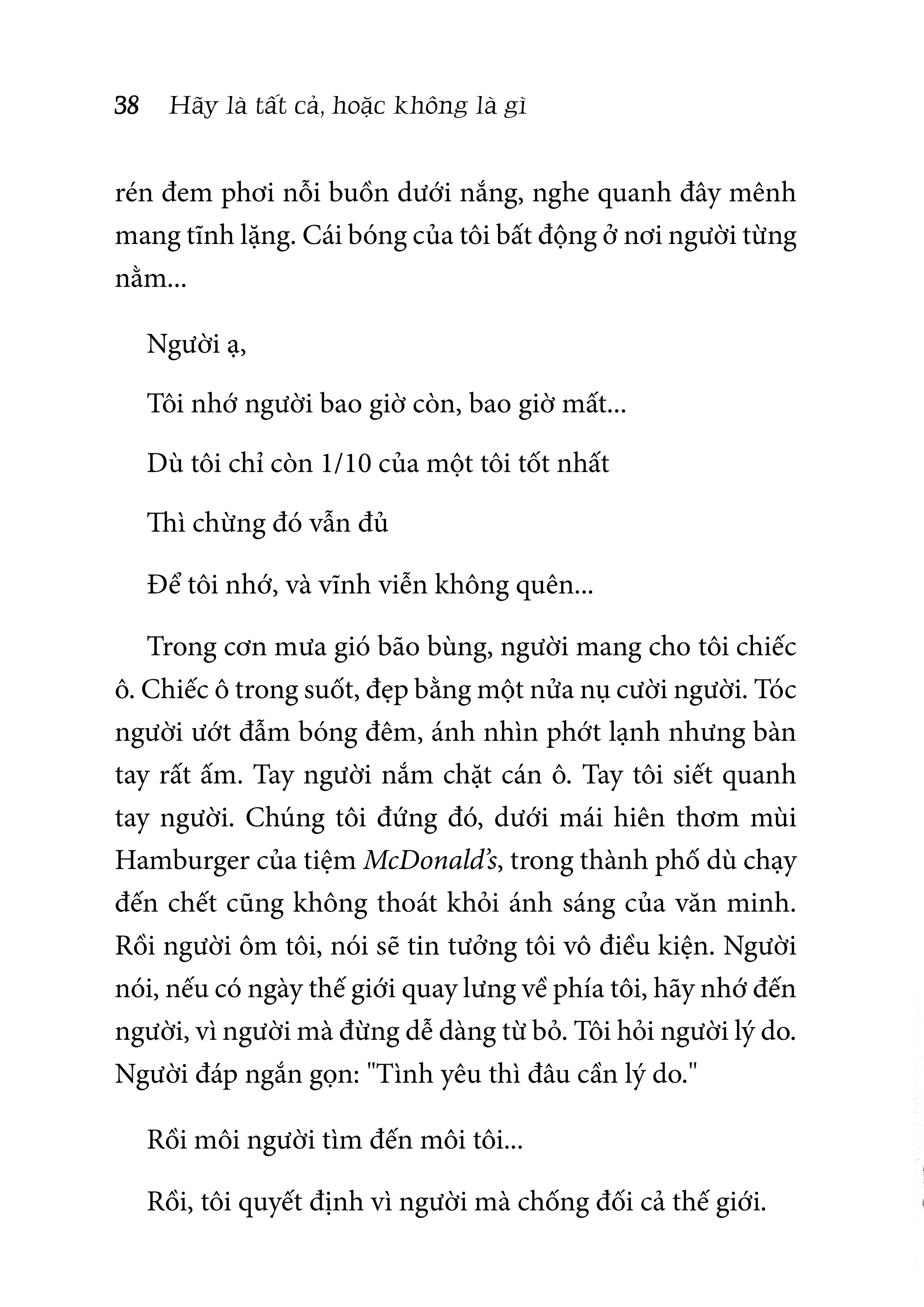 Timebooks - Hãy Là Tất Cả, Hoặc Không Là Gì