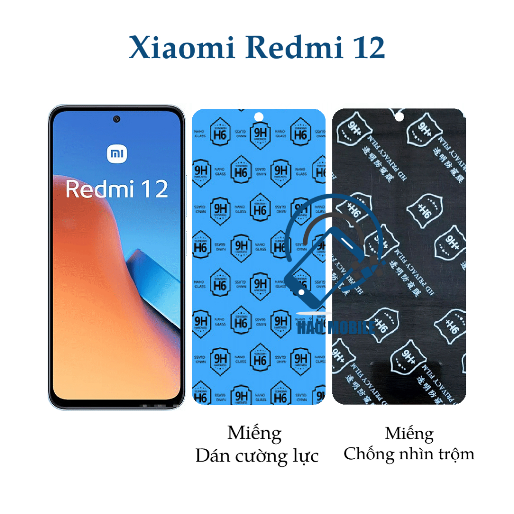 Dán cường lực dẻo nano Xiaomi Redmi 12