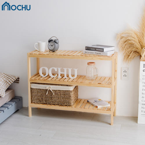 Kệ Đa Năng 3 Tầng Khung Gỗ Thông OCHU - Bench 3F