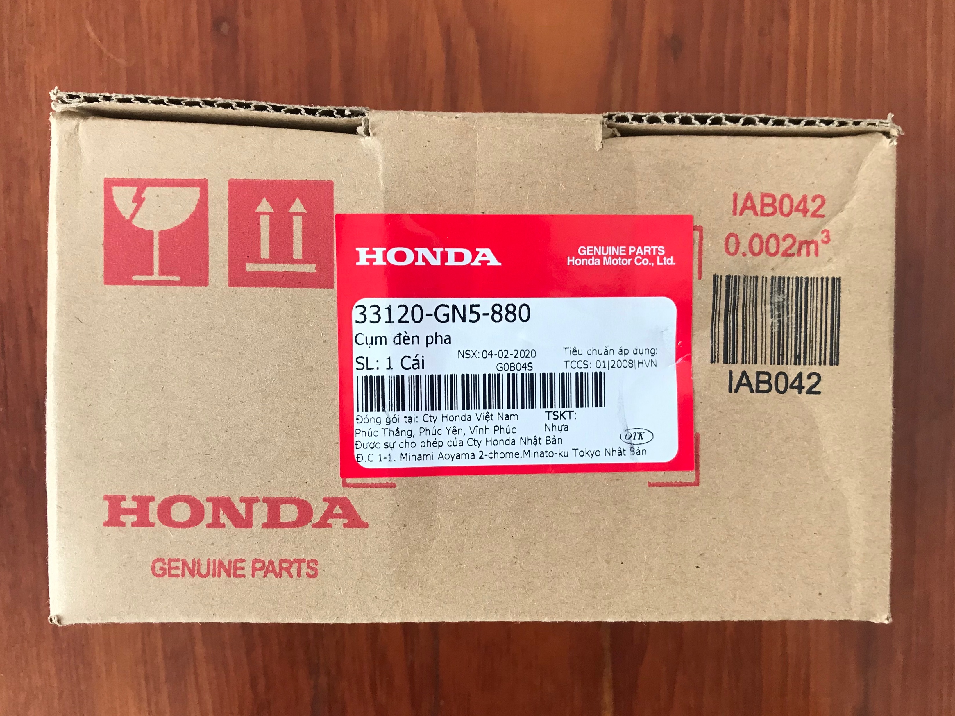 Đèn pha Dream Thái - Super Dream Chính Hãng Honda