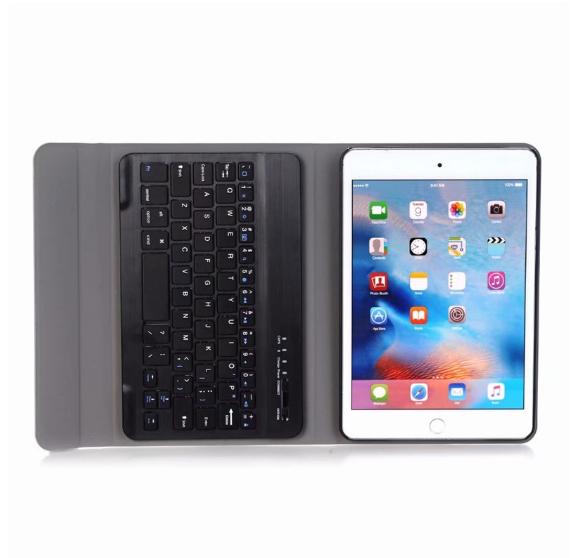 Bàn phím bluetooth iPad mini 1 mini 2, mini 3 Smart Keyboard Case (FT - 1008), kèm bao da