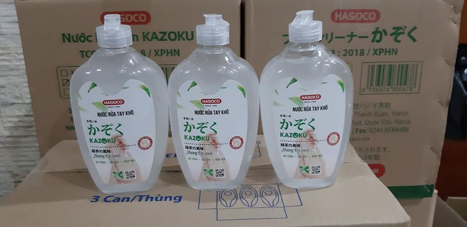 Nước rửa tay khô Hasoco