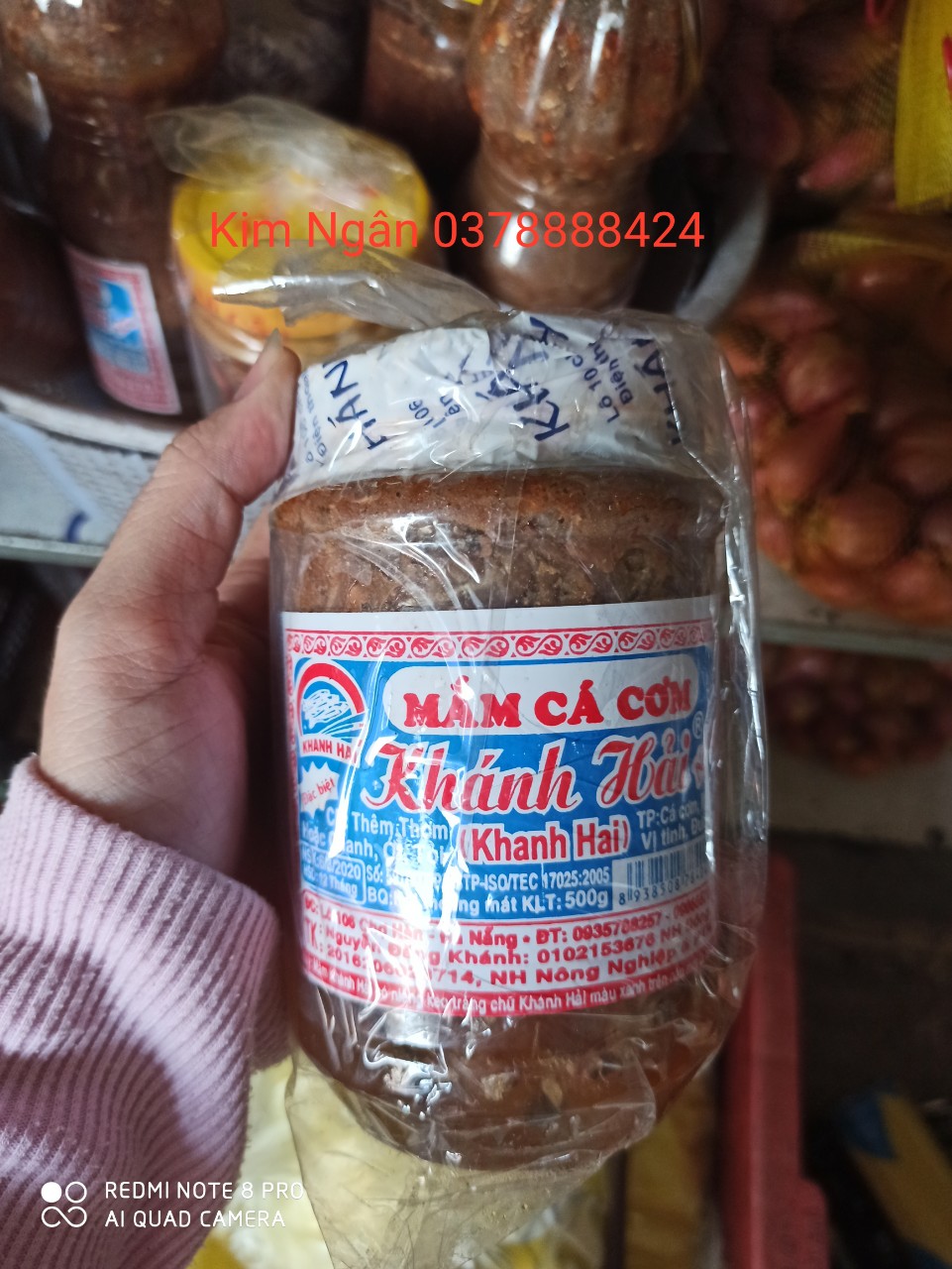 [HCM]Mắm cá cơm Khánh Hải hủ 500g