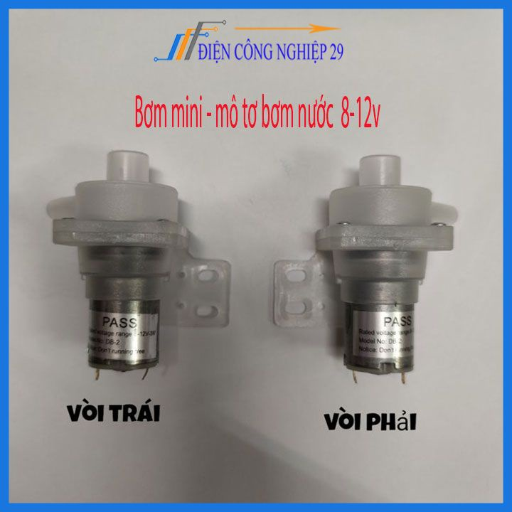 Bơm mini - mô tơ bơm nước  8-12v