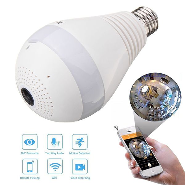 IP camera WiFi 360 degree bulbs-V380 Pro