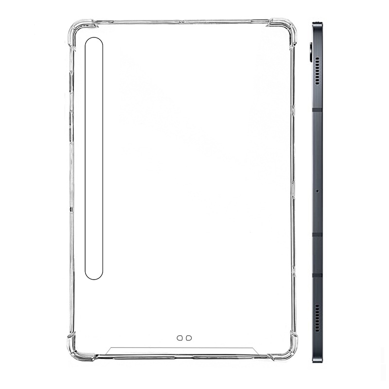 Ốp lưng trong suốt / Nhám  silicon dùng cho Samsung Tab S7 FE/ S7 Plus / S8 / S8 Plus/ S8 Ultra / S7 /S7 Wifi / A8 / A7 / A7 lite / T295
