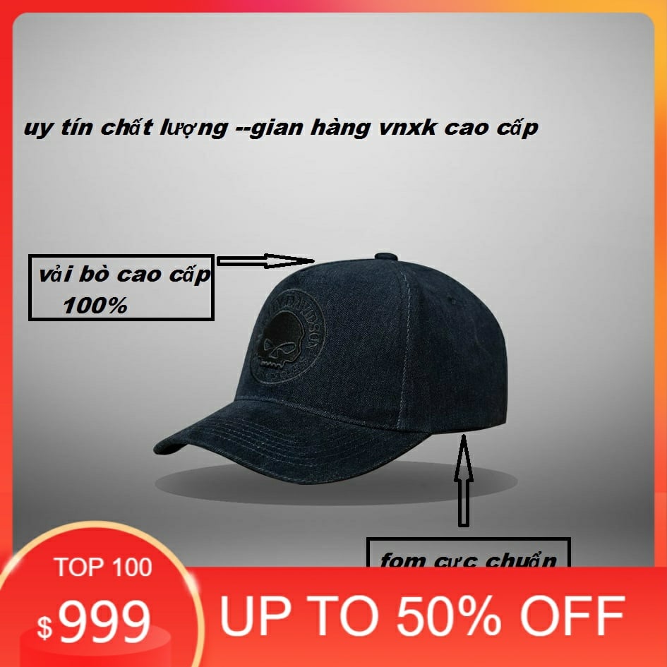 mũ harley davidson hàng VNXK cao cấp