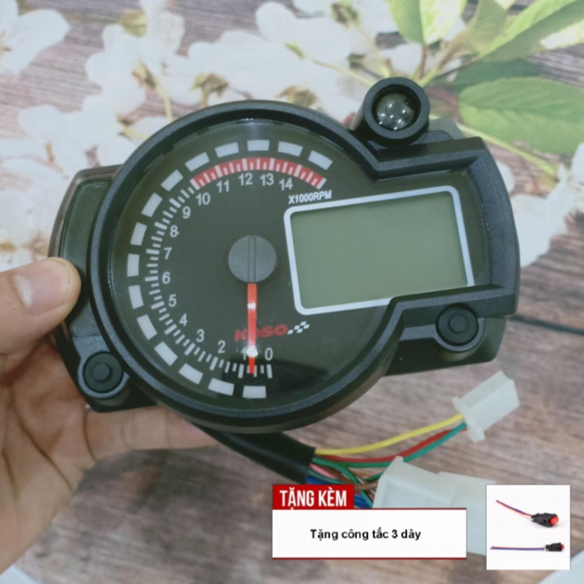 [SIÊU RẺ] Đồng hồ điện tử Koso RX2N gắn cho các loại xe máy cực chất - G439 - TẶNG KÈM CÔNG TẮC CHUYỂN ĐỔI 3 DÂY