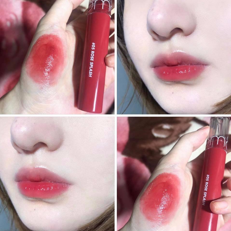 [HCM]SON TINT BÓNG LÌ ROMAND GLASTING WATER TINT (IB CHỌN MÀU)